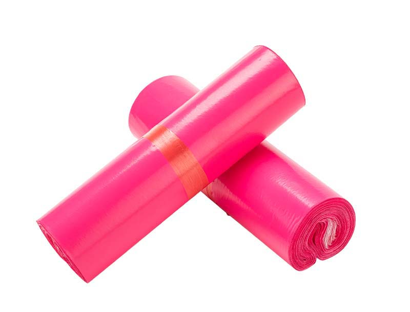 象山玫红色快递袋-02